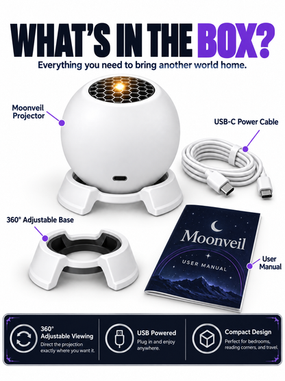Moonveil™ 360° Fantasy Room Projector